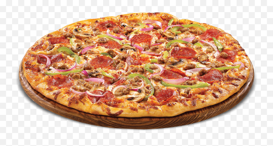 Download Hd Pizza Download Png Image - Meat Pizza Png Pepperoni And Beef Pizza Emoji,Pizza Emoji