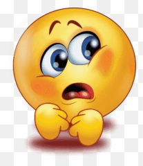 Gradient Scared Emoji Png Pic - Big Eyes Meme