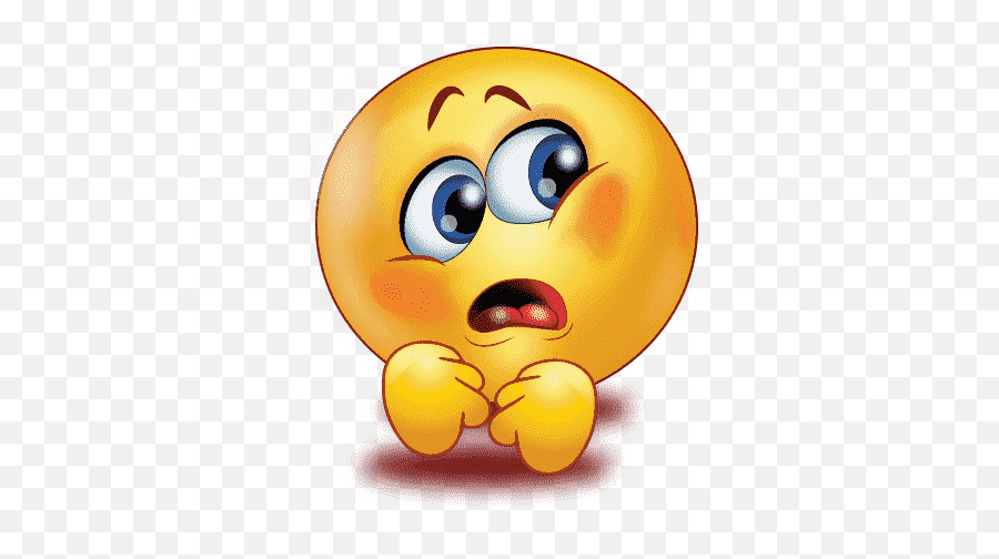 Gradient Scared Emoji Png Pic - Big Eyes Emoji Meme,Scared Emoji Png