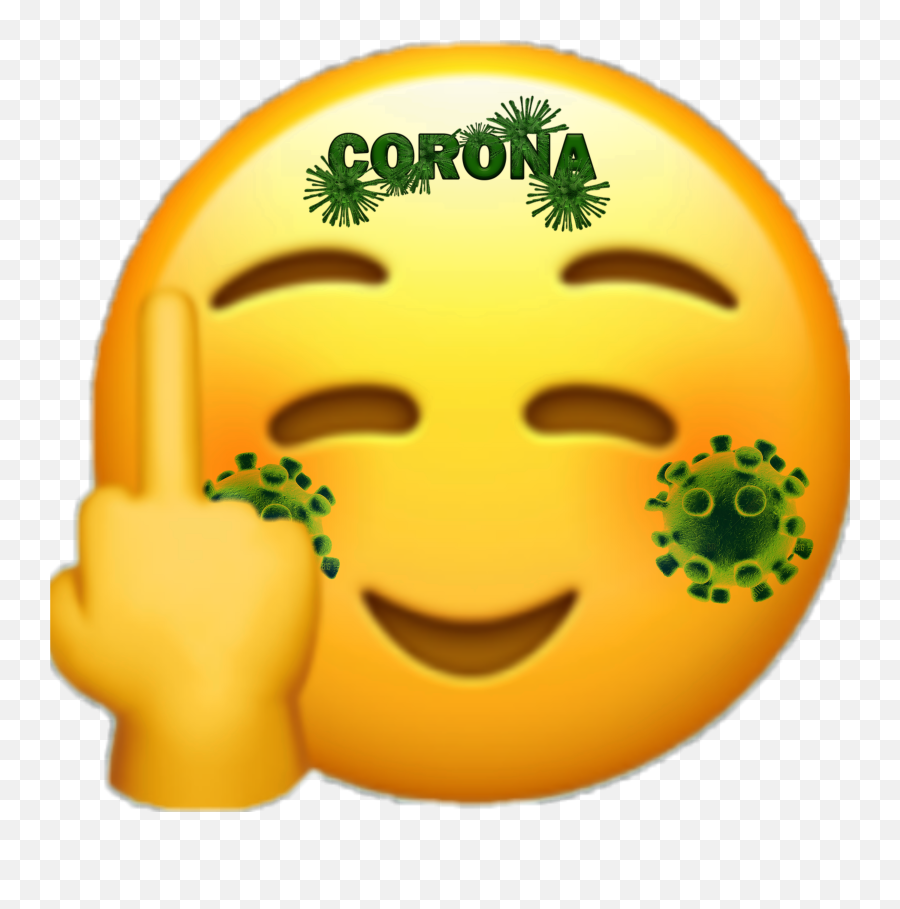 Sticker Emoji Corona Virus California - Emoji Corona,California Emoji
