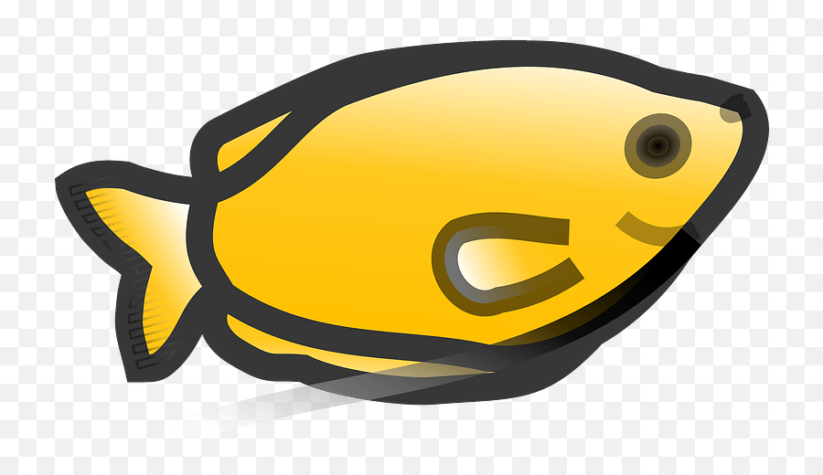 Yellow Gourami Clipart - Smiley Emoji,Fish Emoticon