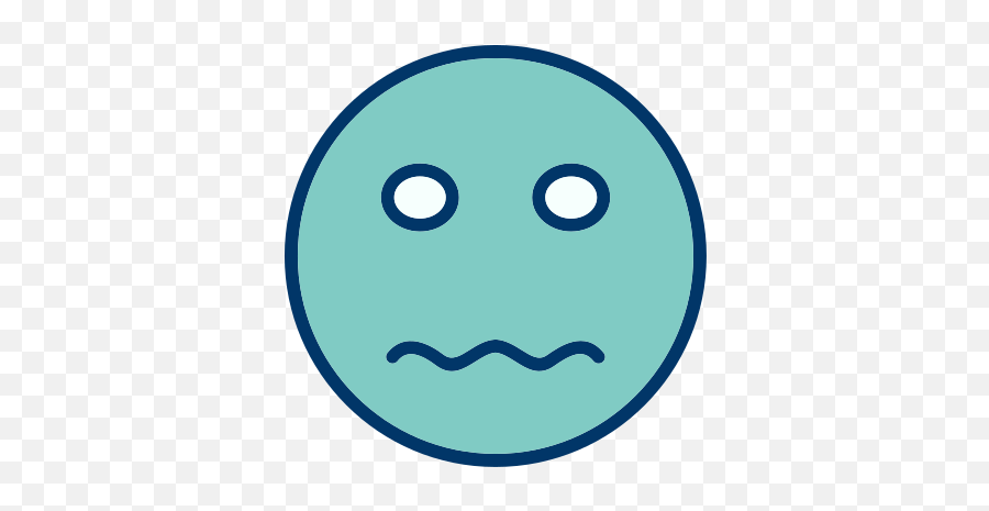 Emoticon Face Nervous Smiley Free Icon Of Emoticons - Icon Emoji,Nervous Emoticon