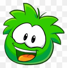 Green Puffle - Club Penguin Green Puffle Emoji,Hairy Heart Emoji