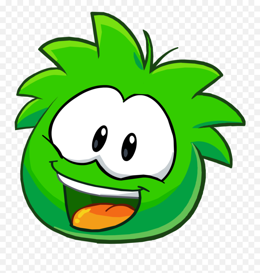 Green Puffle - Club Penguin Green Puffle Emoji,Hairy Heart Emoji