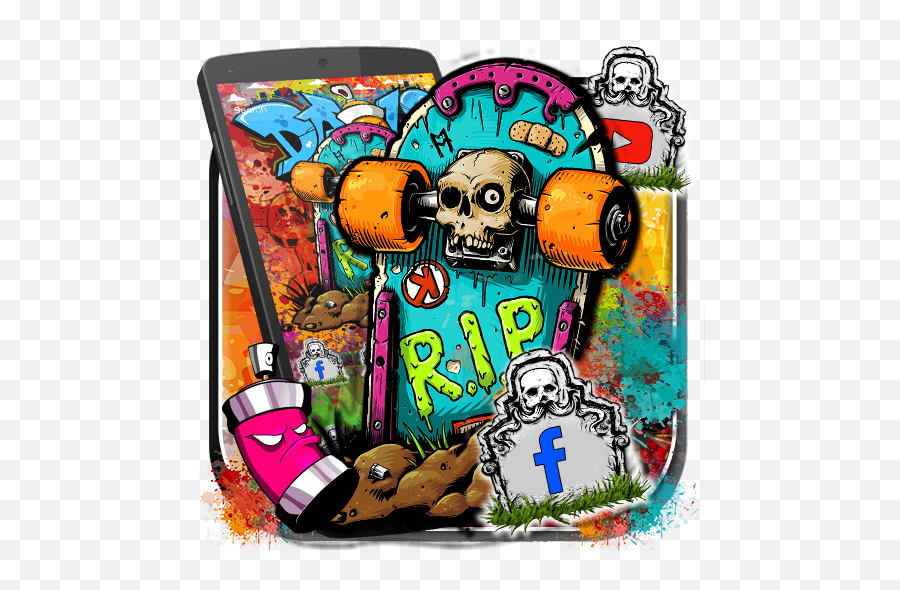 Graffiti Skate Themes Hd Wallpapers 3d Icons Hack Cheats - 3d Hd For Android Emoji,Koala Emoticons