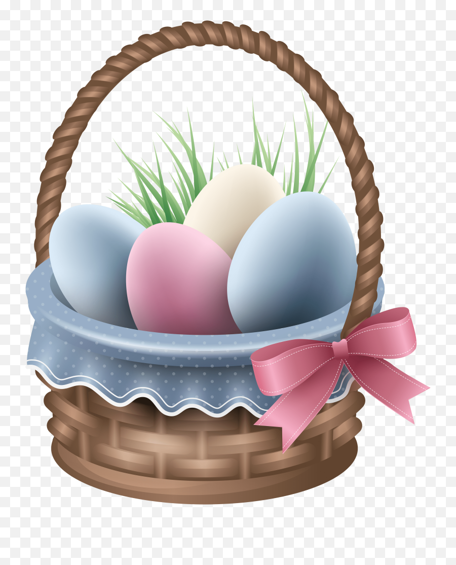 Easter Basket And Grass Png Clipart Picture - Easter Basket Transparent Background Emoji,Easter Basket Emoji
