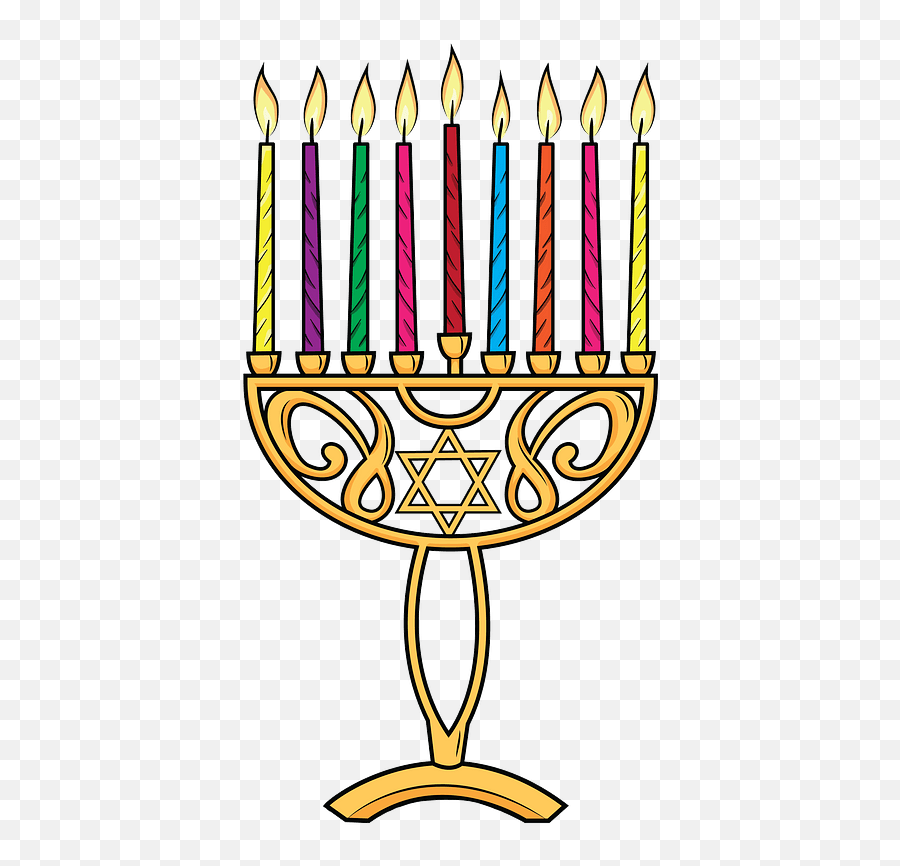 Free Clip Art Menorah - Free Menorah Clipart Emoji,Is There A Menorah Emoji