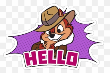 Viber Sticker And - Chip Dale Rescue Rangers Emoji