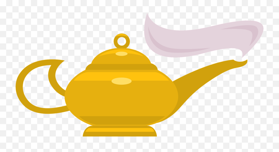 Genie Lamp Clipart - Teapot Emoji,Magic Lamp Emoji