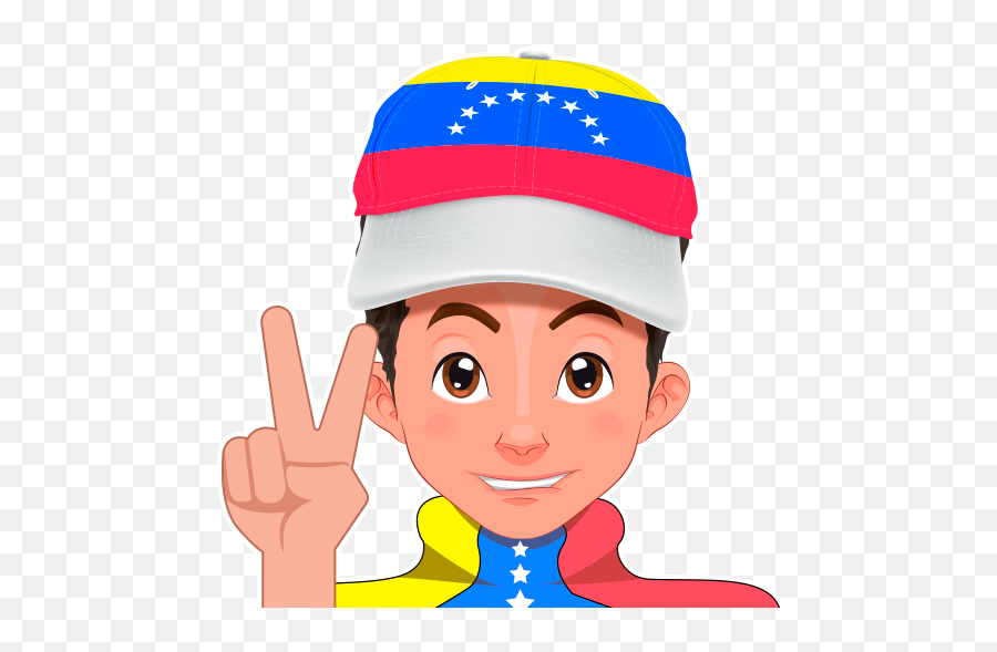 Chico Venezolano - Stickers Venezolanos Para Whatsapp Emoji,Bandera De Venezuela Emoji