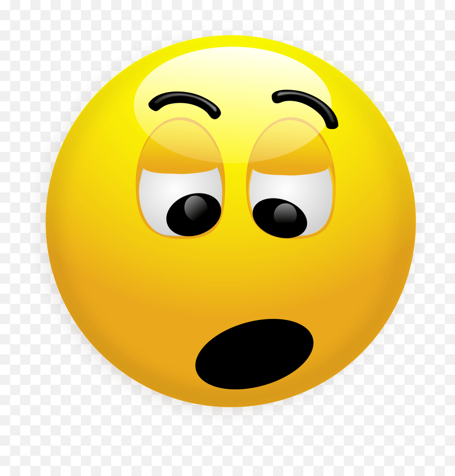 Clipart - Bored Emoji,Crooked Face Emoji