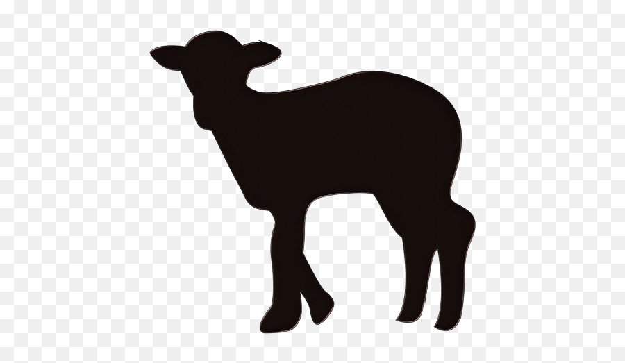 Sheep Vector Graphics Cattle Goat Silhouette - Png Download Animal Figure Emoji,Goat Emoji
