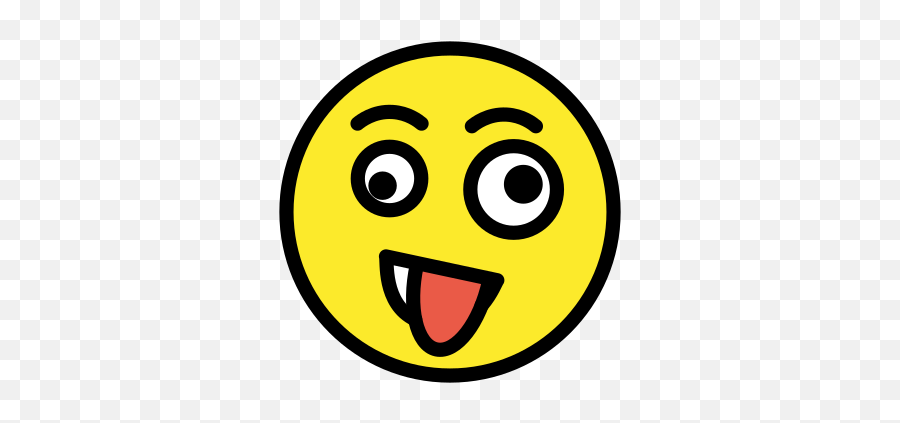 Zany Face Emoji - Cara Loca,Crazy Emoji