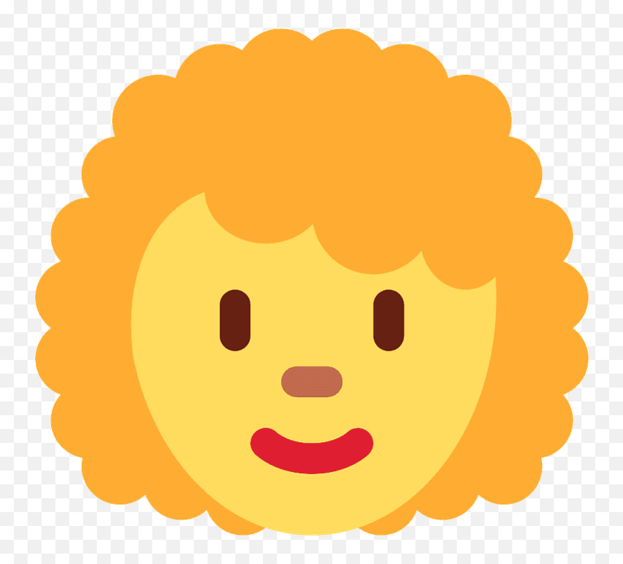 Curly Hair Emoji Clipart - Curly Girl Emoji,Hair Emoji