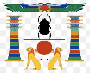 Clipart Sun Egyptian - Ancient Djed Pillar Emoji
