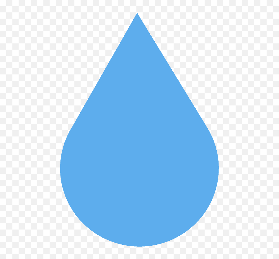 Droplet Emoji Clipart - Clip Art Water Drip,Blue Wave Emoji For Twitter
