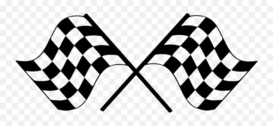 Finish Flag Checkered Car - Transparent Background Checkered Flags Emoji,Race Flag Emoji