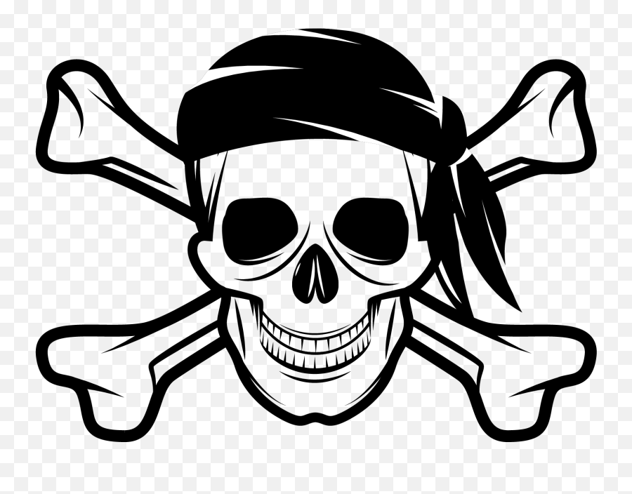 Skull And Bones Skull And Crossbones Human Skull Symbolism - Pirate Skull And Crossbones Png Emoji,Skull And Crossbones Emoji