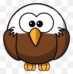 Eagle Bird Cartoon Watch Stupid - Cute Clipart Emoji
