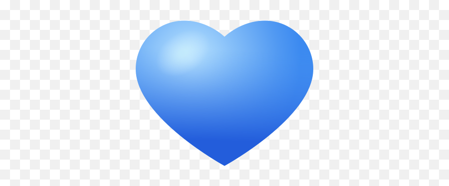 Blue Heart Icon - Heart Emoji,Heart Emoji Vector