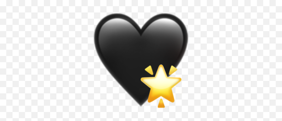 Heart Emoji,Black Star Emoji
