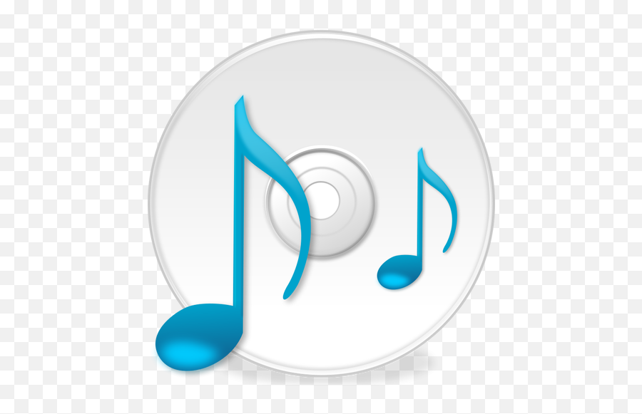 Vector Drawing Of Cd Icon - Music Icon Gif Png Emoji,Disc Golf Emoji