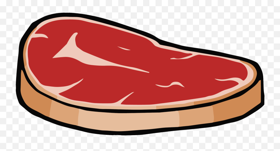 Clipart Of Protein Meat And Beef - Meat Clipart Emoji,Steak Emoji
