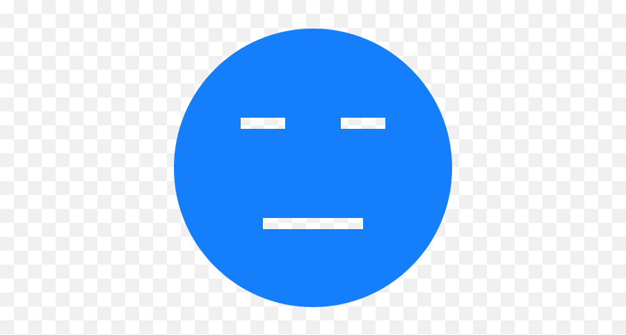 Neutral Face Icon - Smiley Emoji,Neutral Face Emoji