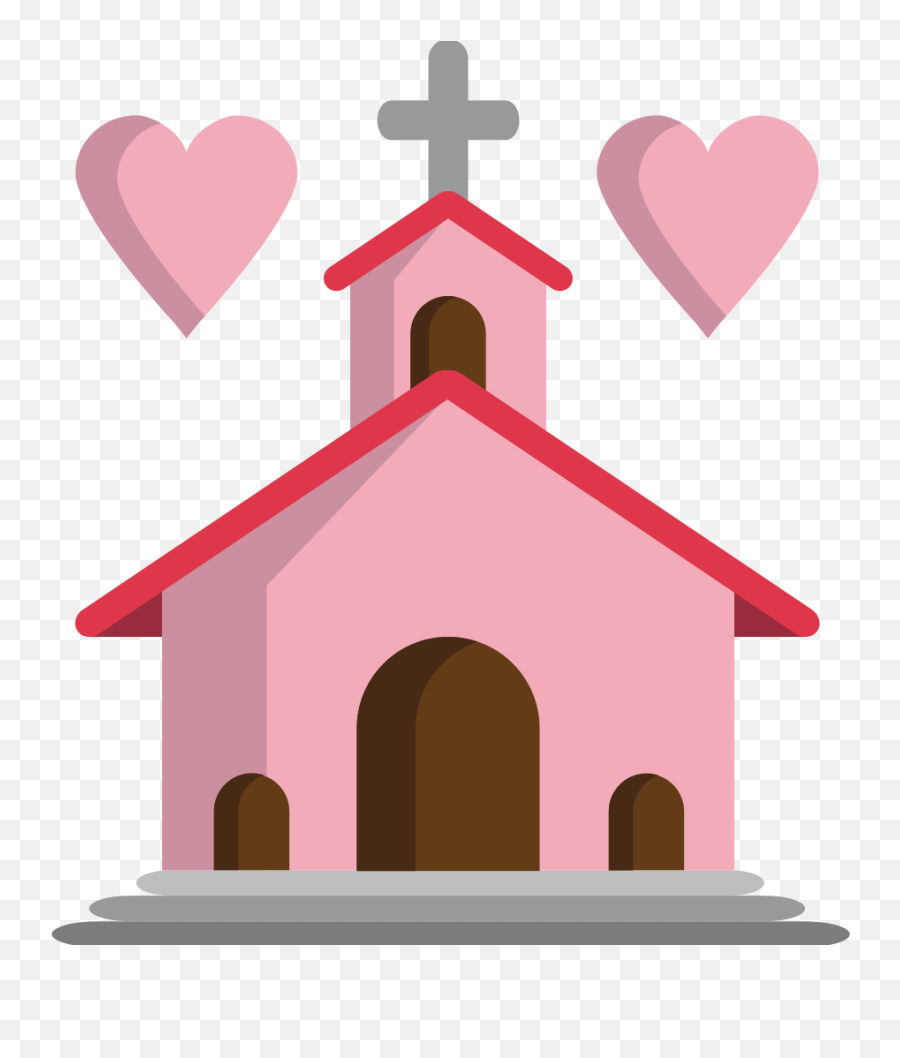 Emojione1 1f492 - Cartoon Church Png Emoji,Church Emoji - free transparent  emoji 