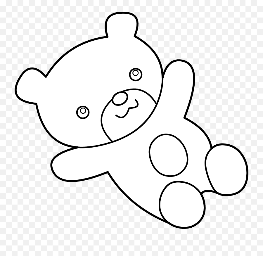 Huge Cuddly Teddy Bear Clipart - Cartoon Emoji,Cuddle Emoticons