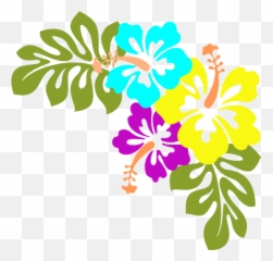 1531 Hawaii Free Clipart - Hibiscus Art Emoji