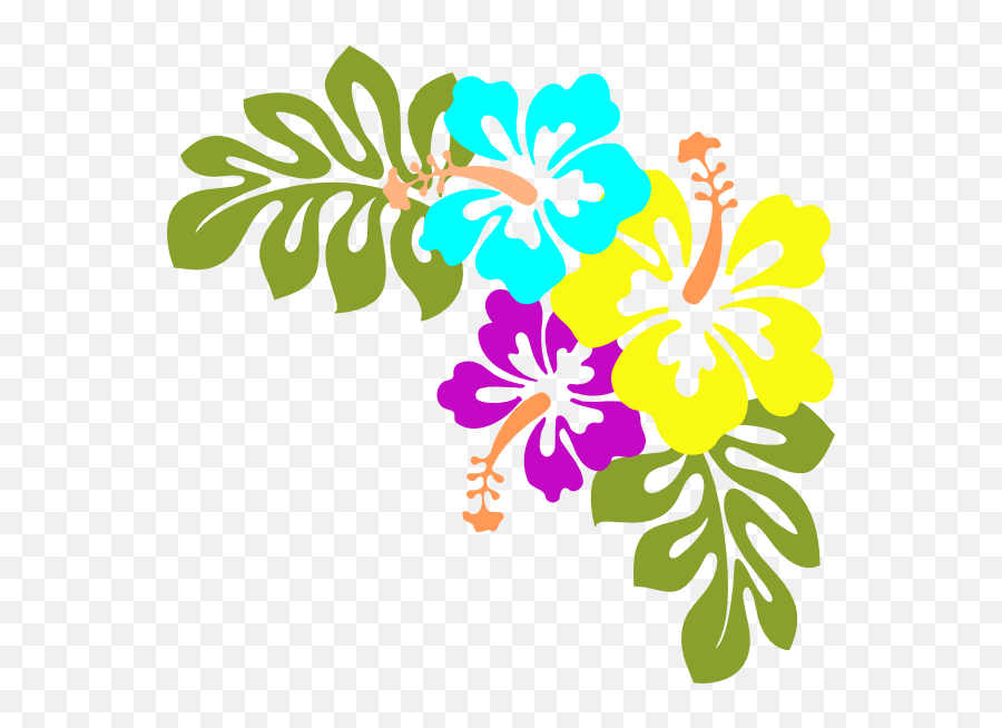 1531 Hawaii Free Clipart - Hibiscus Clip Art Emoji,Hawaiian Emojis