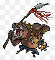 Moblin - Legend Of Zelda Wind Waker Moblin Emoji,Wii Emoji