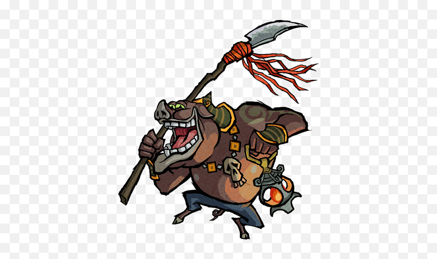 Moblin - Legend Of Zelda Wind Waker Moblin Emoji,Wii Emoji