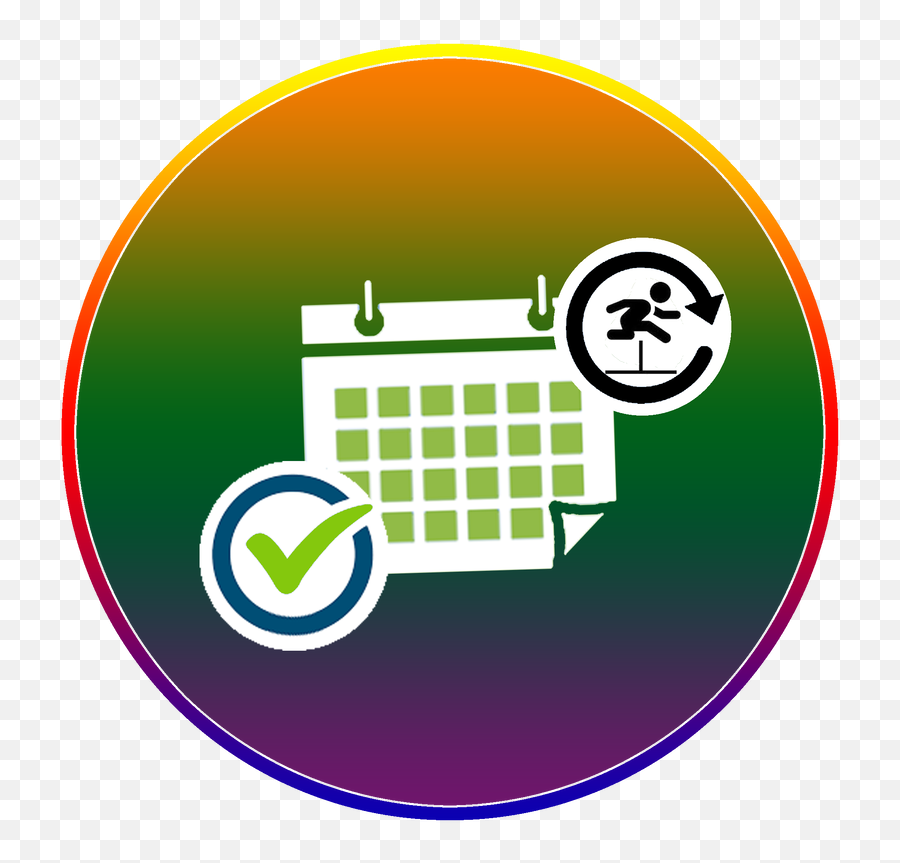 Functional Fitness - Circle Emoji,Emoji Blitz Calendar