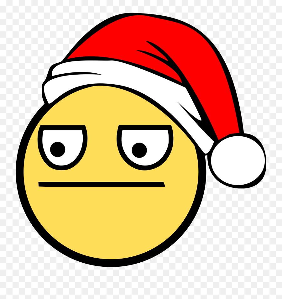 For Anyone Wanting To Pring One Of - Santa Hat Cartoon Png Emoji,Christmas Emoticons Copy And Paste