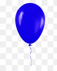 Download Blue Balloon Png Clip Art - Clipart Emoji