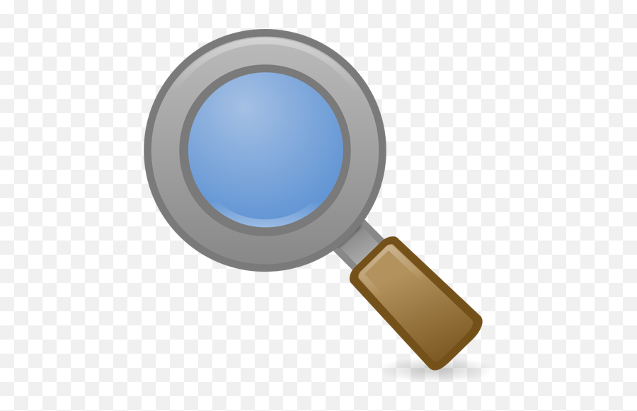 Vector Image Of System Search Icon With Brown Handle - Purposive Sampling Icon Image Png Emoji,Gold Emoji Keyboard