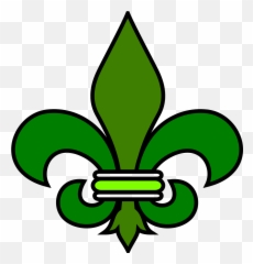 Fleur De Lis Decoration Design Symbol - Red Emoji