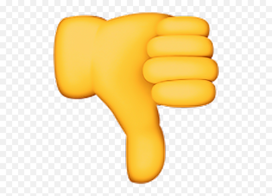 Yellow Emoji Emojisticker Dislike - Thumbs Down Emoji Apple,Yellow Hand Emoji