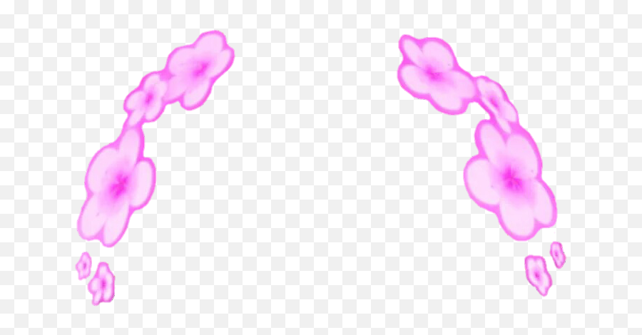 Photographic Filter Clip Art - Snapchat Pink Flower Filter Emoji,69 Emoji Snapchat