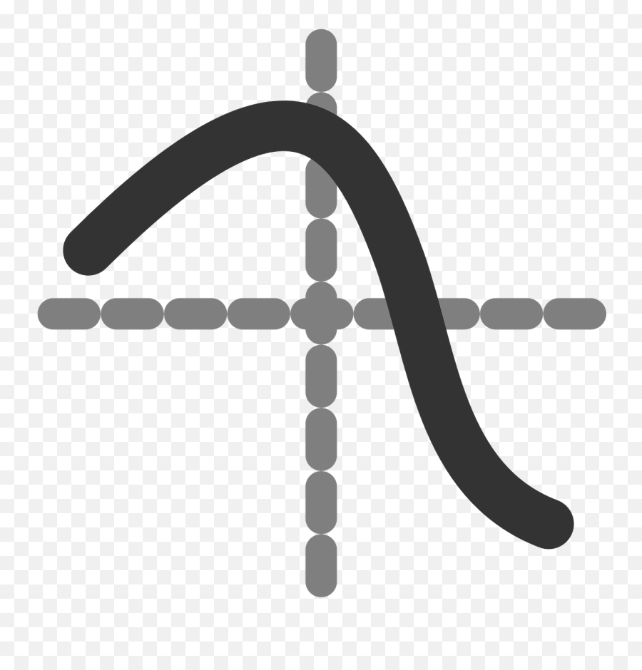 Curve Math Graph Sign Symbol - Clip Art Math Functions Emoji,Emoji Clothes At Rainbow