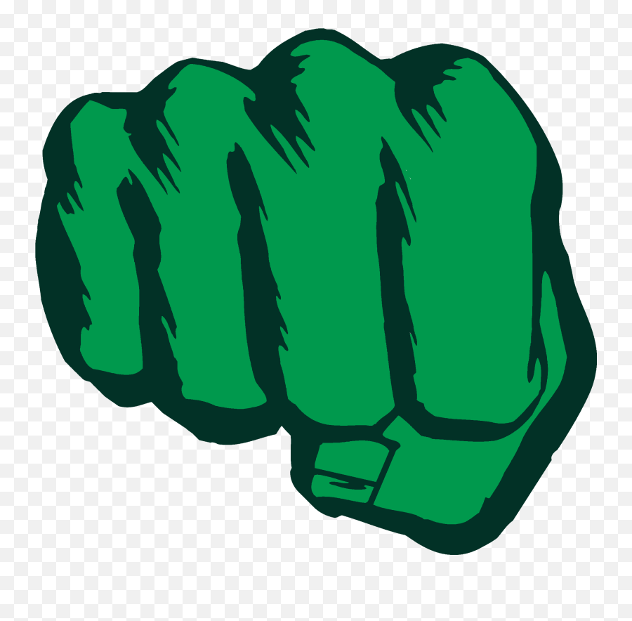 Hulk Fist Clipart - Incredible Hulk Fist Emoji,Fist Bump Emoji
