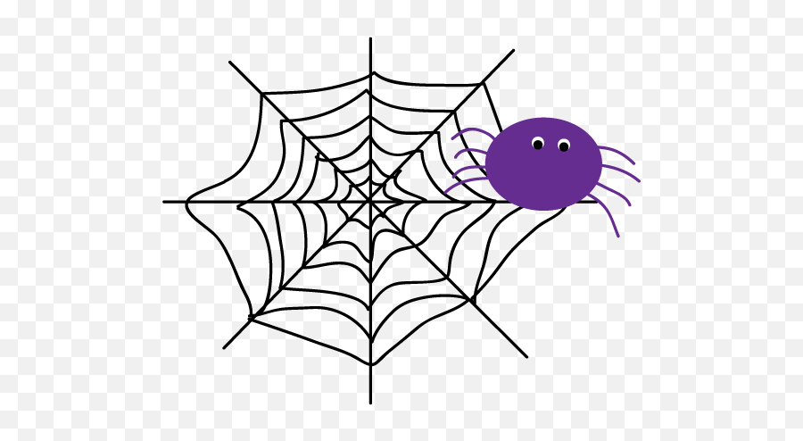 Cute Spider Web Clipart Free Clipart Images - Spider Web Clipart Black And White Emoji,Spider Web Emoji