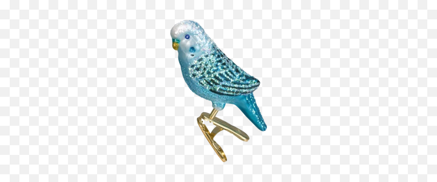 Glass Old World Christmas Ornaments Annual Ornaments - Budgie Emoji,Emoji Christmas Ornaments