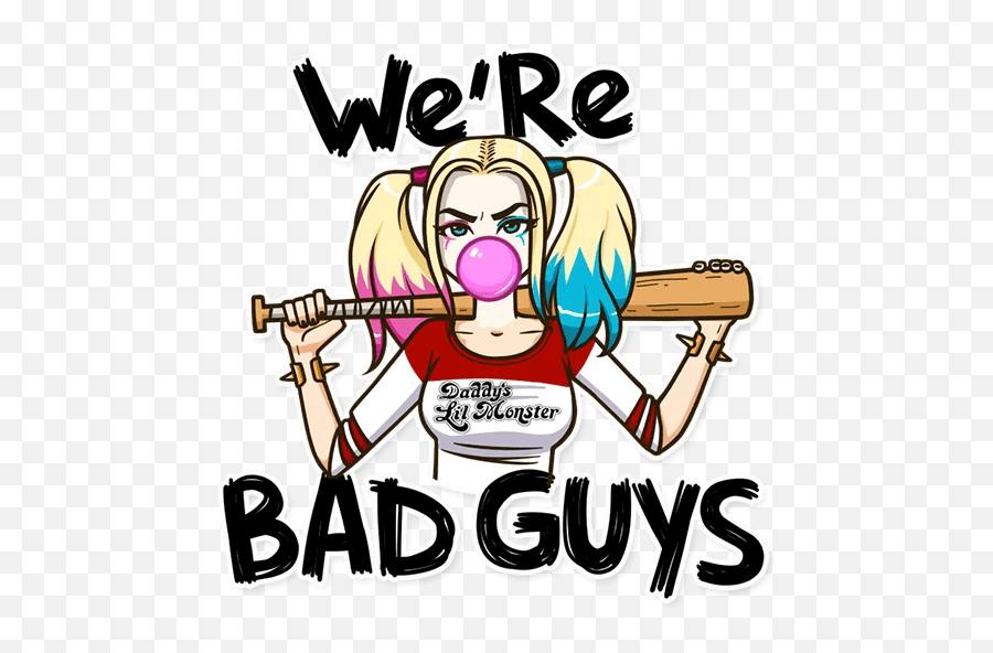 Harley Quinnu201d Stickers Set For Telegram - Harley Quinn Telegram Stickers Emoji,Harley Quinn Emoji