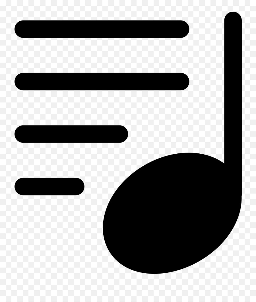 Music Theme Info Interface Symbol Of Musical Note With Text - Music Text Icon Emoji,Musical Note Emoticon