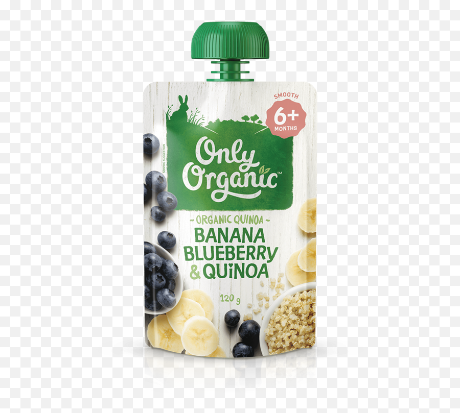 Teething Rusks 100g U2014 Only Organic - Only Organic Banana Blueberry Quinoa Months 120g Emoji,Blueberry Emoji