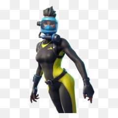 Fortnite Battle Royale Character Png 158 - Reef Ranger Skin Emoji