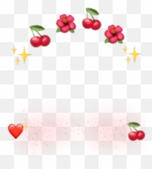 Red Aesthetic Sticker - Girly Emoji